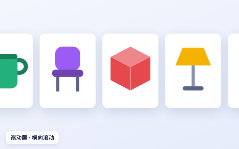 滚动层 效果预览